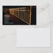 ホワイトビニール屋外フェンス 名刺 (正面/裏面)