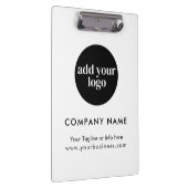 ホワイトビモダンジネスカスタム会社のロゴ クリップボード (右)