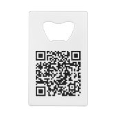 ホワイトビモダンジネスカスタム会社のロゴ クレジットカード栓抜き (裏面)