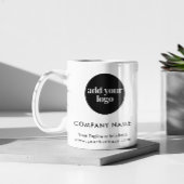 ホワイトビモダンジネスカスタム会社のロゴ マグカップ