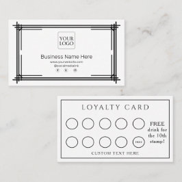 ホワイトビモダンジネスカフェコーフォーマルヒーサロン ロイヤリティカード