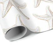 ホワイトビーチのホワイトスターフィッシュ ラッピングペーパー (ロールコーナー)