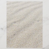 ホワイトビーチサンドバックグラウンドスクラップブック作り紙 (正面)