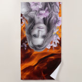 ホワイトビーチタオル ビーチタオル (正面)