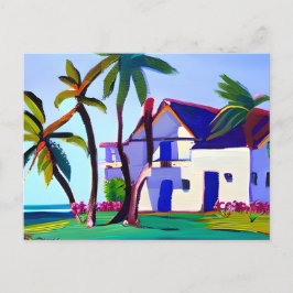 ホワイトビーチハウス |ことわざこんにちは ポストカード