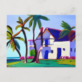 ホワイトビーチハウス |ことわざこんにちは ポストカード (正面)