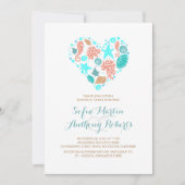 ホワイトビーチハート航海のリハーサルディナー 招待状 (正面)