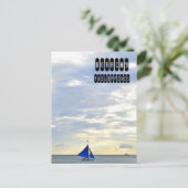 ホワイトビーチボラカイ ポストカード (スタンド正面)