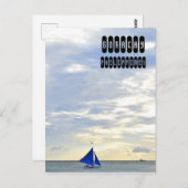 ホワイトビーチボラカイ ポストカード (正面/裏面)