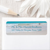 ホワイトビーチ差出人住所ラベル ラベル (インサイチュ)