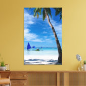 ホワイトビーチ |ボラカイ（フィリピン） キャンバスプリント (インサイチュ (リビング))