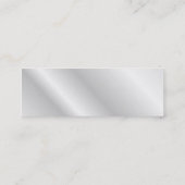 ホワイトピアノプロファイルカード スキニー名刺 (裏面)
