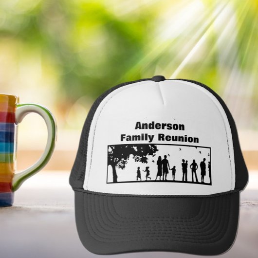 ホワイトピクニックグラフィックファミリー懇親会 | ファミリ名 キャップ