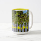 ホワイトピケットフェンス ツートーンマグカップ (正面右)