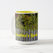 ホワイトピケットフェンス ツートーンマグカップ (正面左)