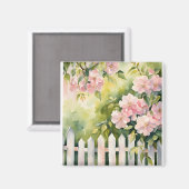 ホワイトピケットフェンス マグネット (正面/裏面)