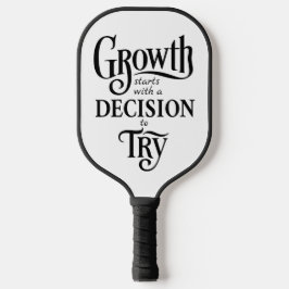 ホワイトピックボールパドル – 成長開始 ピックルボールラケット