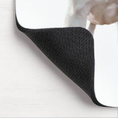 ホワイトピットブルパピー マウスパッド (コーナー)