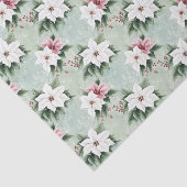 ホワイトピンクエレガントのクリスマスポインセチア 薄葉紙 (詳細)