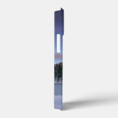 ホワイトピンクエレガントのフローラ夕日を見る Case-Mate iPhoneケース (裏面 / 右)