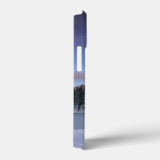 ホワイトピンクエレガントのフローラ夕日を見る Case-Mate iPhoneケース (裏面 / 右)