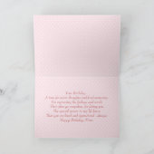 ホワイトピンクフラワーズマム誕生日 カード (内部)