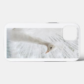 ホワイトピーコックの美しい羽 Case-Mate iPhoneケース (裏面 (横))