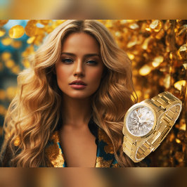 ホワイトピーコックウォッチ 腕時計