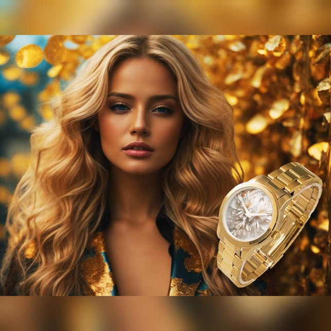 ホワイトピーコックウォッチ 腕時計 (クリエイターアップロード済み)