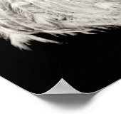 ホワイトピーコックポスター ポスター (角)