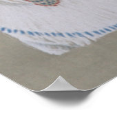 ホワイトピーコックヴィンテージポスター ポスター (角)