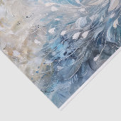 ホワイトピーコック抽象芸術油絵画分離 薄葉紙 (詳細)