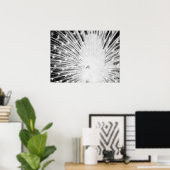 ホワイトピーコック ポスター (ホームオフィス)