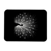 ホワイトピーコック マグネット (横)