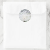 ホワイトピーコック ラウンドシール (バッグ)