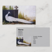 ホワイトピーコック 名刺 (正面/裏面)