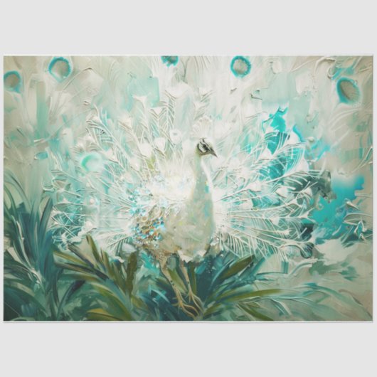 ホワイトピーコック 薄葉紙 (正面)