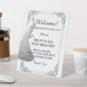 ホワイトピーコ結婚ックの安全性 台座サイン (インサイチュ)