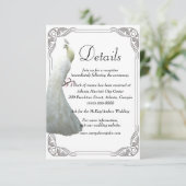 ホワイトピーコ結婚ック詳細 エンクロージャーカード (スタンド正面)