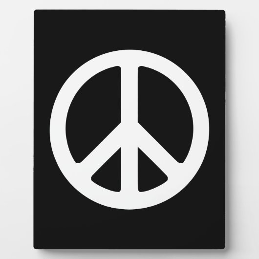 ホワイトピースシンボルテンプレート フォトプラーク (正面)