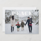 ホワイトピーススカンジィフォークアートフォト シーズンカード (正面)