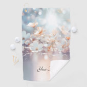 ホワイトピーチフローラゴルフタオル ゴルフタオル (インサイチュ)