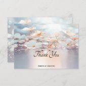 ホワイトピーチフローラサンキューカード サンキューカード (正面/裏面)