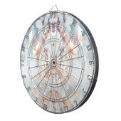 ホワイトピーチフローラダーツボード ダーツボード (正面右)