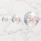 ホワイトピーチフローラテーブル紙吹雪 コンフェッティ (裏面)