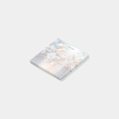 ホワイトピーチフローラポストitメモ ポストイット (アングル)