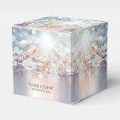 ホワイトピーチフローラルフライトボックス フェイバーボックス (正面サイド)