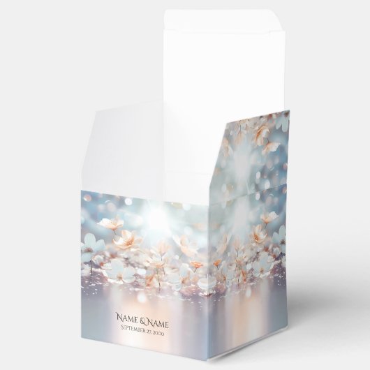 ホワイトピーチフローラルフライトボックス フェイバーボックス (オープン)