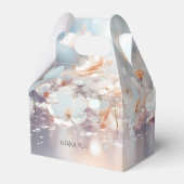 ホワイトピーチフローラルフライトボックス フェイバーボックス (裏面サイド)