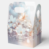 ホワイトピーチフローラルフライトボックス フェイバーボックス (オープン)